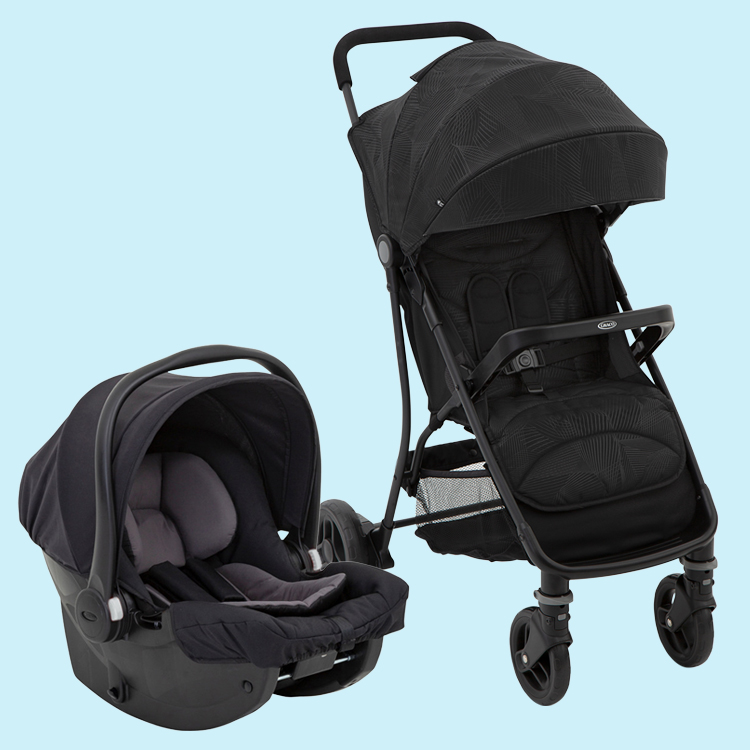 Kinderwagen Graco Breaze Lite 2 und i-Size Babyschale SnugEssentials